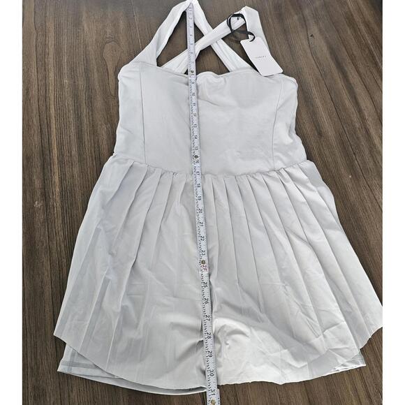 Varley Carina Dress Light Gray Women's Sizw Lrg NWT - Picture 8 of 14